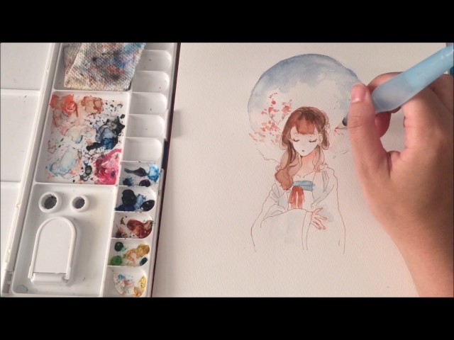 【Watercolor】 Speedpainting