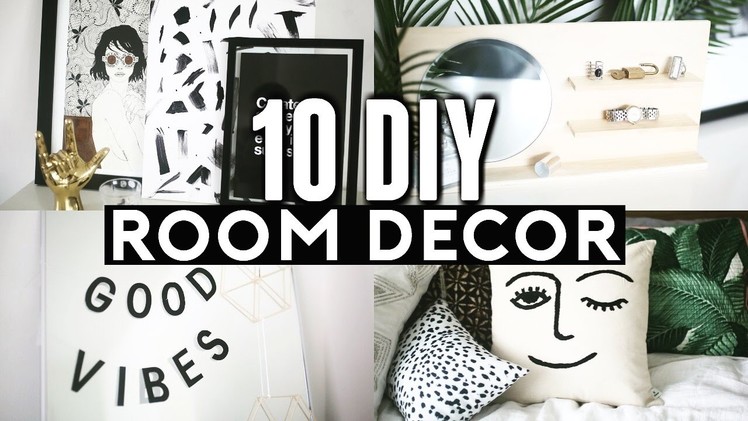 10 DIY ROOM DECOR Ideas for 2017! (Tumblr Inspired) Minimal & Easy! ✂️ 
