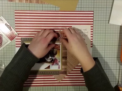 #334 Meow-y Christmas - Scrapbook Process