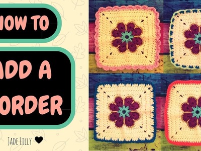 Adding Borders Crochet Tutorial