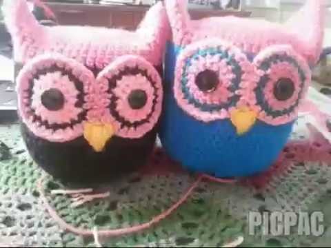 Amigurumi Owl in half-double crochet