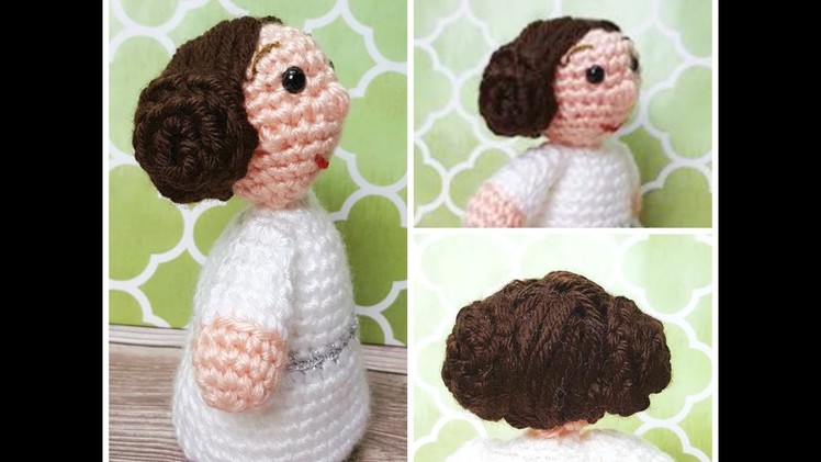 Crochet Princess Leia inspired Ami Doll  (Video 4 Final Video )