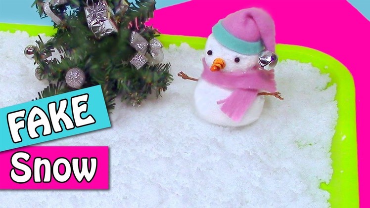 DIY Christmas crafts: How to make FAKE SNOW - Innova Crafts