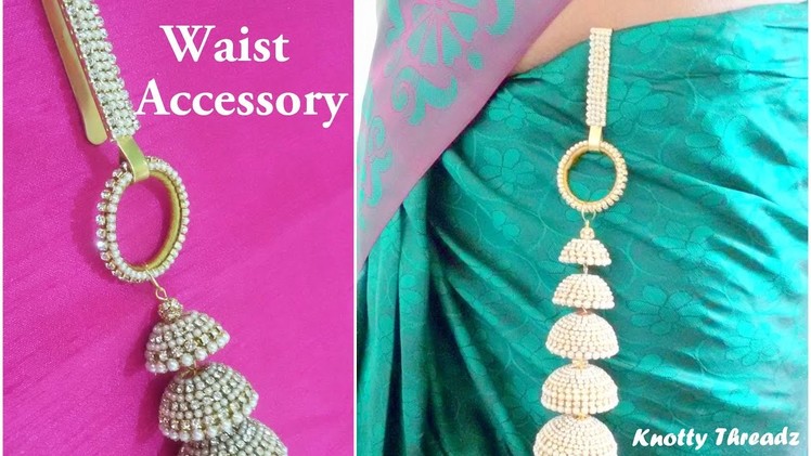DIY | Convert your Long Bridal Jhumka into a Waist Accessory | Easy | Quick | Elegant | Multipurpose