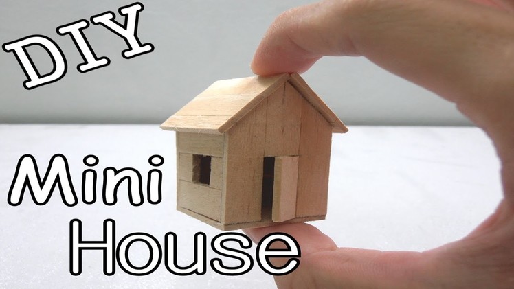 DIY Mini House #5 (Popsicle Stick)