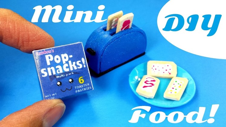 DIY Miniature Pop-tarts - Doll Food