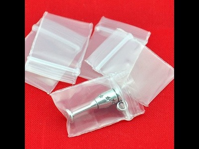 DIY Miniature Zip Lock Bag tutorial