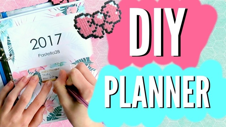 DIY PLANNER For The NEW YEAR 2017!! DIY Planner, Cover, Pages & more!