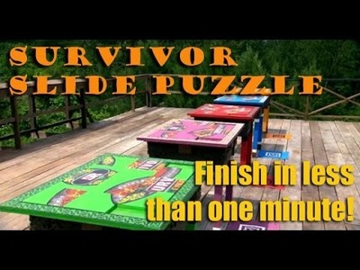 DIY Survivor Slide Puzzle Tutorial: Immunity Challenge Winner!