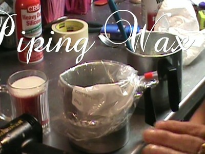 DIY Tutorial of piping candle wax