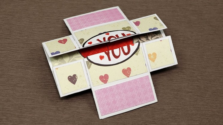 DIY Valentine Day Love Card - Never Ending (Endless) Valentine Card Step By Step
