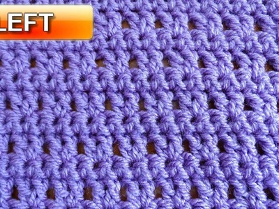 Dizzy Double Crochets - Left Handed Crochet Tutorial