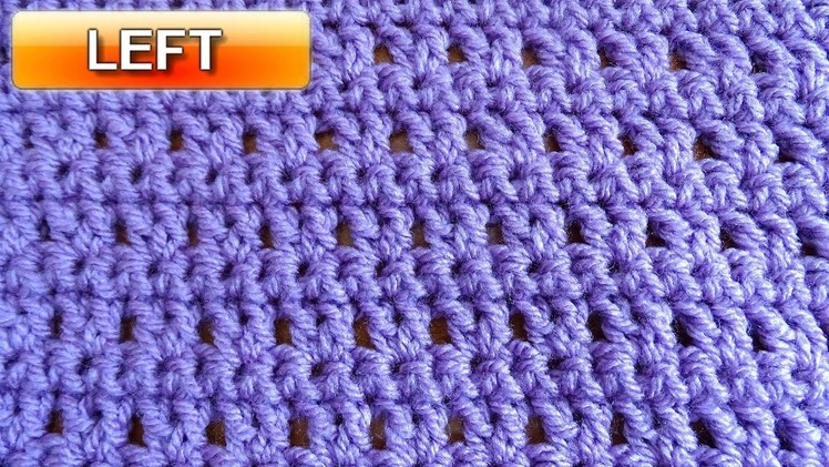 Dizzy Double Crochets - Left Handed Crochet Tutorial