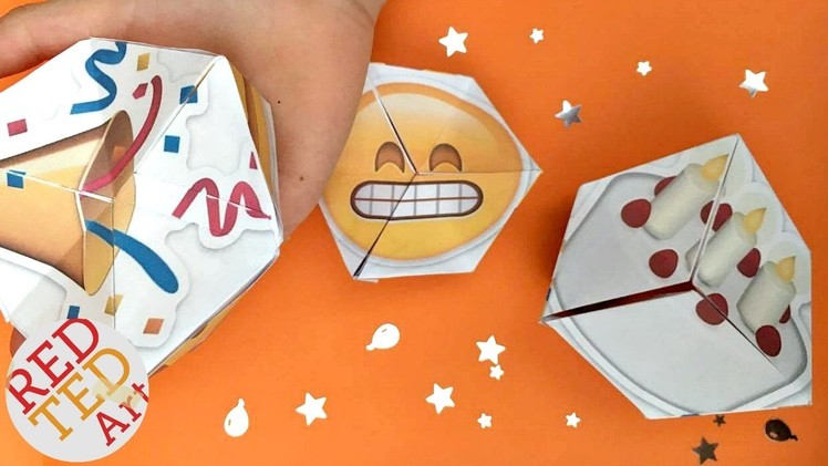 Emoji Kaleidoscope - PARTY Paper Craft - New Year's Eve DIY - Birthday Emoji DIY