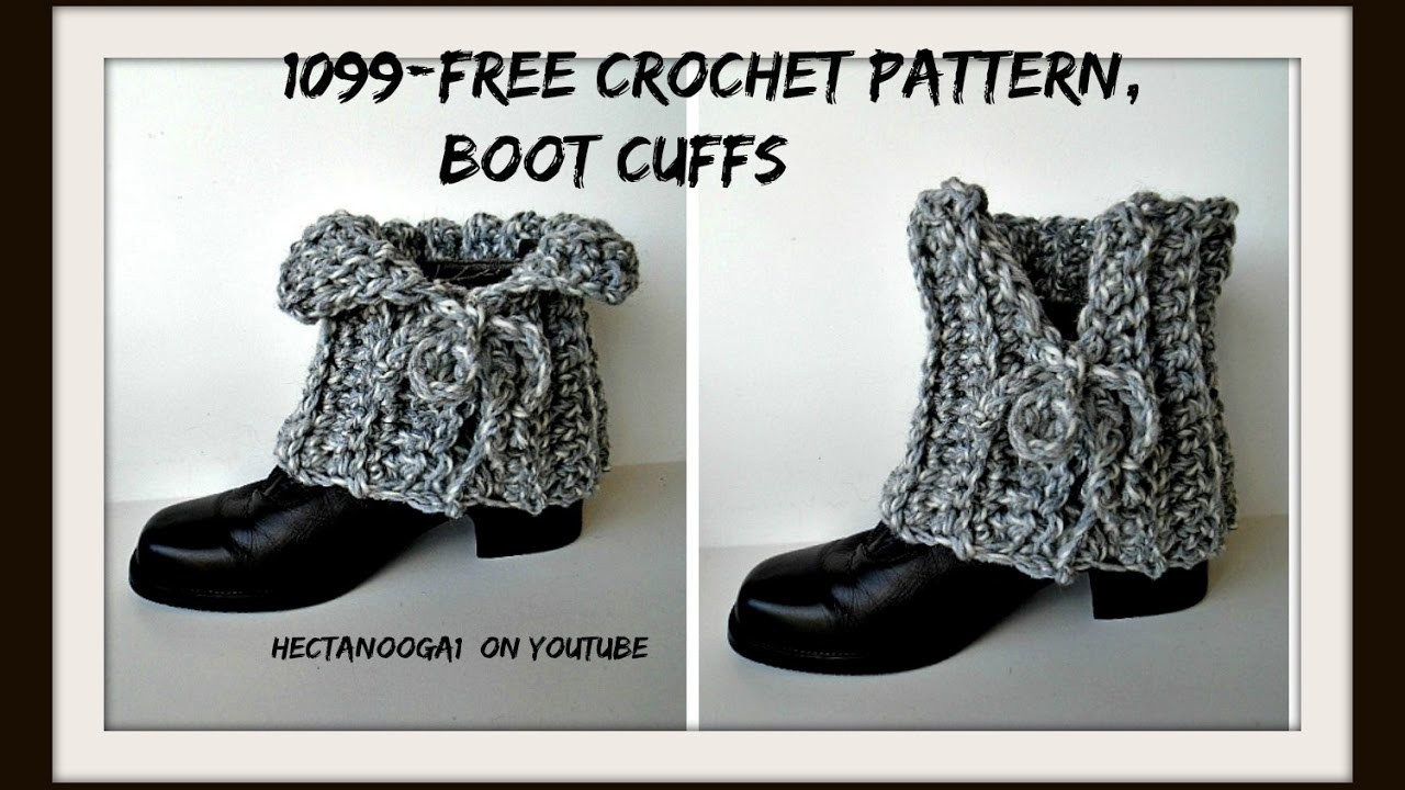 FREE CROCHET BOOT CUFF PATTERN, laced boot cuffs - #1099yt, Easy ...