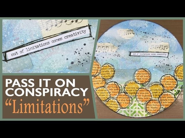 How to: Art Journal Page - Limitations - Pass it On Conspiracy