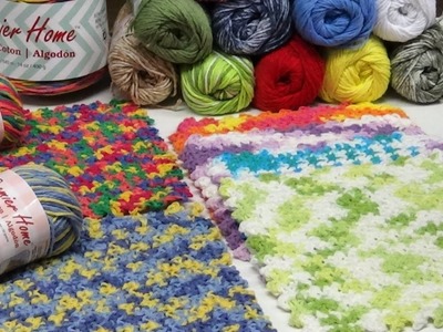 How To Crochet The Knobby Dishcloth