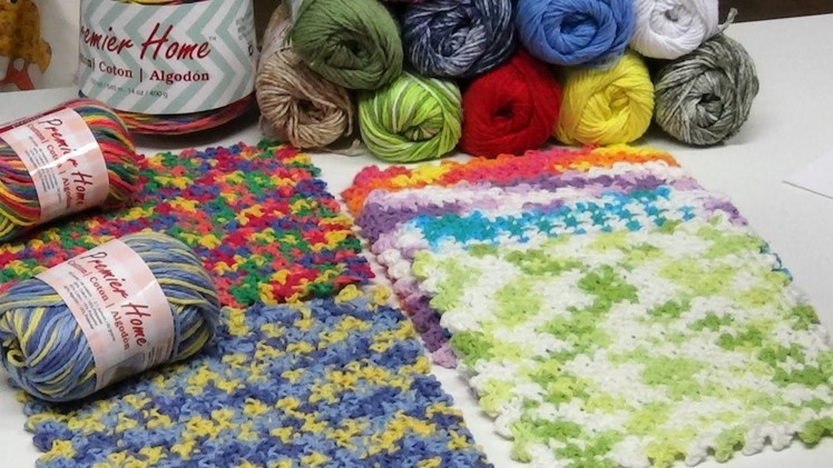 How To Crochet The Knobby Dishcloth