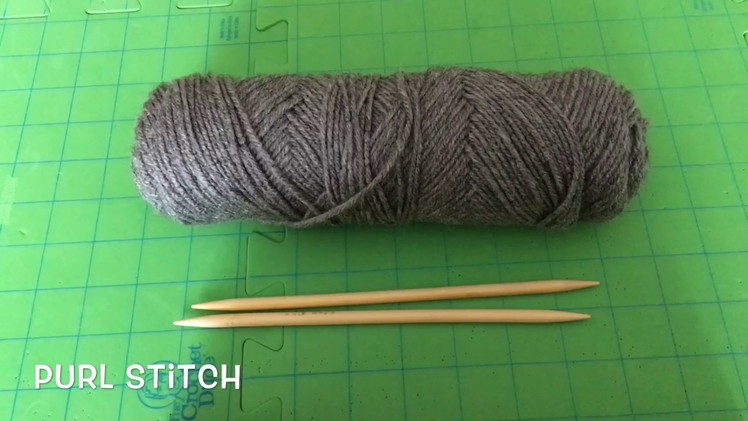 HOW TO DO A PURL STITCH