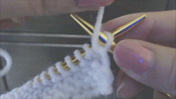 How To knit for beginners! cast on, knit & purl