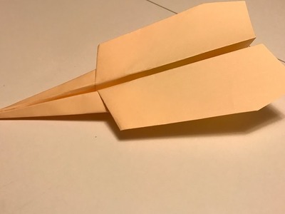 How to make a paper airplane with hang time