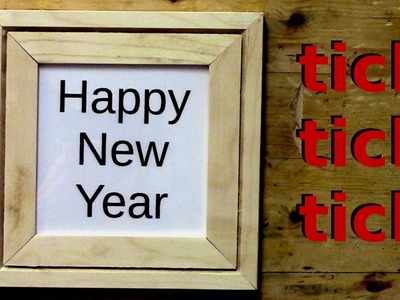 How to make a time bomb picture frame