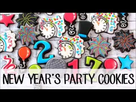 How To Make Decorated Party Cookies for New Year's Eve