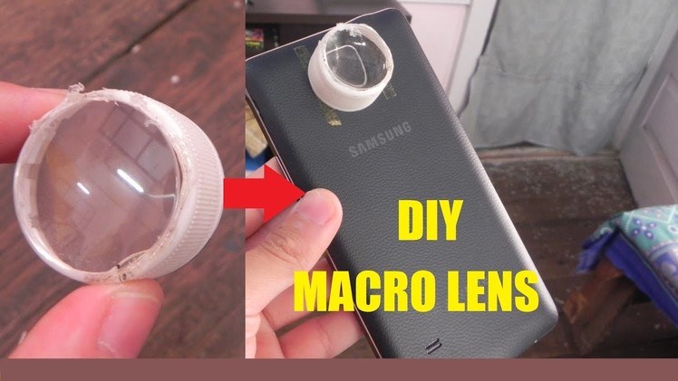 How to Make Macro Photography Lens for smartphone-DIY Tutorial