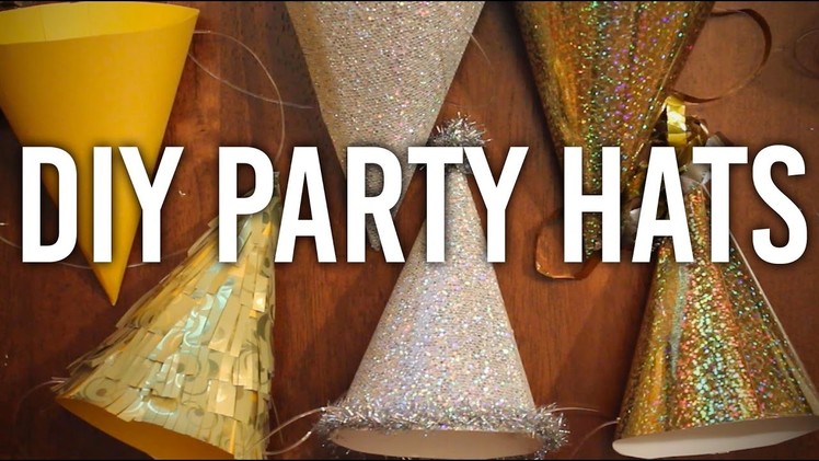 How to Make Party Hats : DIY : Perfect for NYE! Happy New Years!