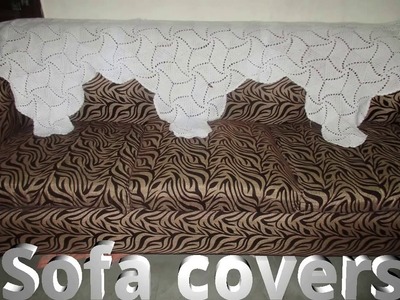 How to Make Sofa Covers using Crochet [HINDI]