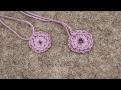 Magic ring. adjustable circle or loop - slowmotion - for beginners - Crochet Tutorial - extra slow