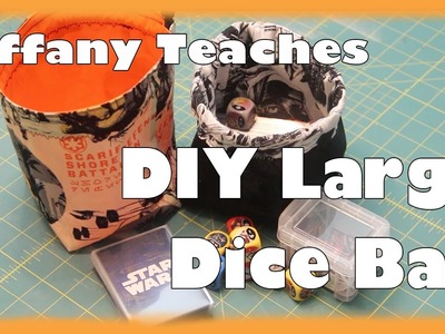 Tiffany Teaches: DIY Large Reversible Dice Bag