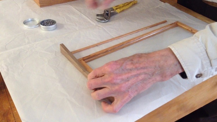 CHB explains: how to secure glass in a frame without using a hammer