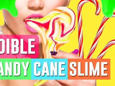 DIY Edible Slime with Candy Canes | Holiday Edible Slime without Metamucil