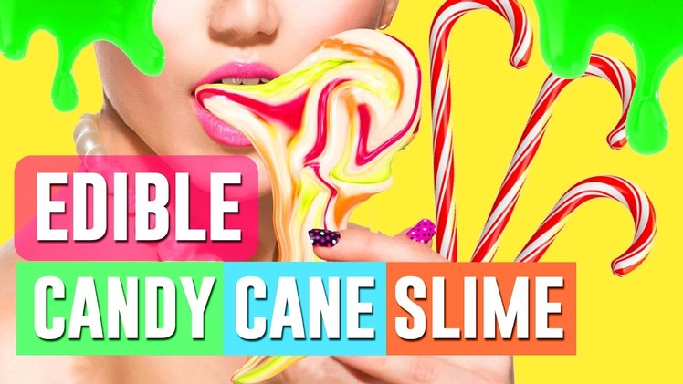 DIY Edible Slime with Candy Canes | Holiday Edible Slime without Metamucil