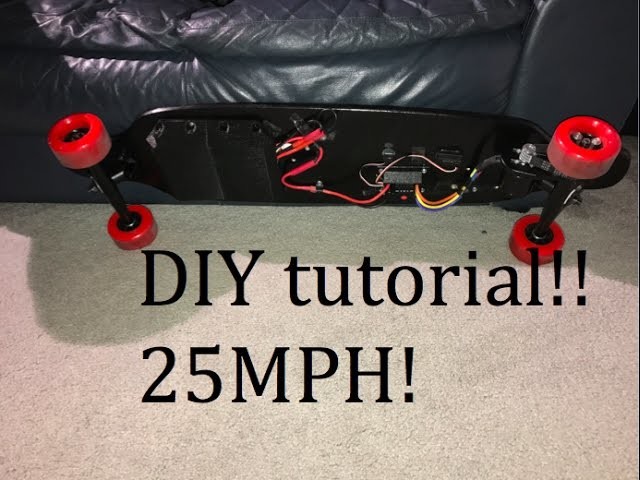DIY electric skateboard - tutorial