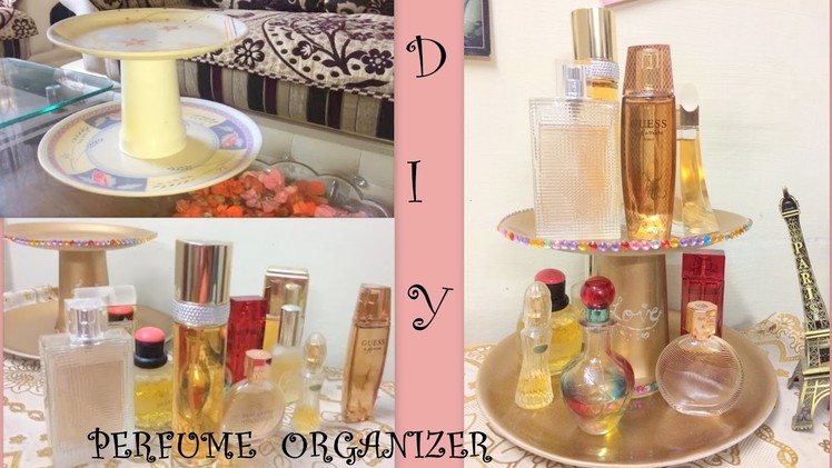 DIY Perfume Organizer l 2 tier jewellery organizer
