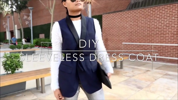 DIY Sleeveless Dress Coat | FIDM Fashion Club