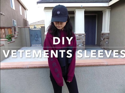 DIY: Vetements Sleeves