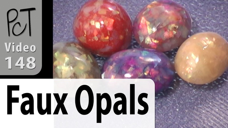 Faux Opal Polymer Clay Tutorial (Intro Vol-022-3)