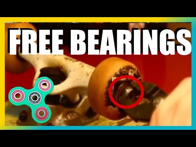 FREE BEARINGS for hand spinners! | Cheap Fidget toys tutorial (DIY)