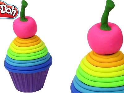 Giant Cupcake Play Doh Rainbow Minnie Mouse Cupcakes Play Doh Juguetes Castle Toys