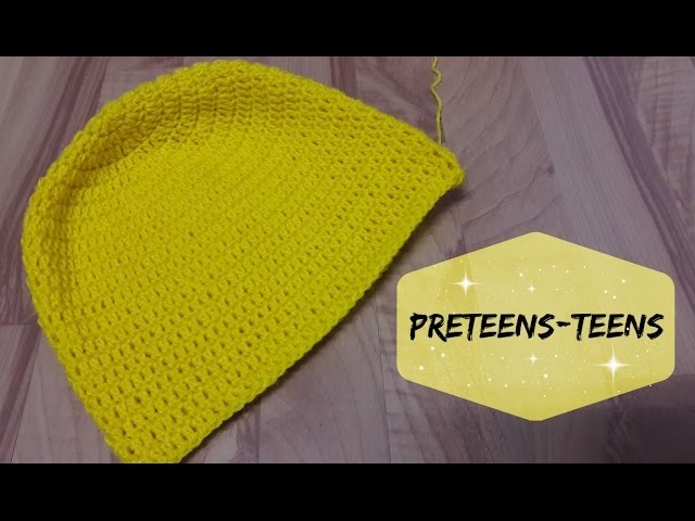 How to crochet a hat for preteens & teens? | !Crochet!