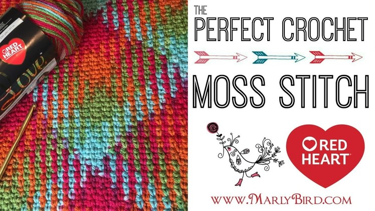 How to Crochet Moss Stitch