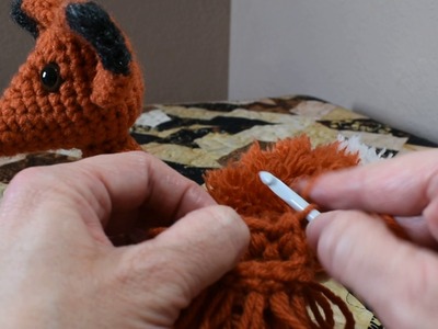 How to do the double loop stitch in the round