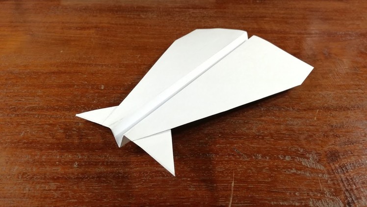How To Fold Bull Paper Plane - Smart DIY (Origami)