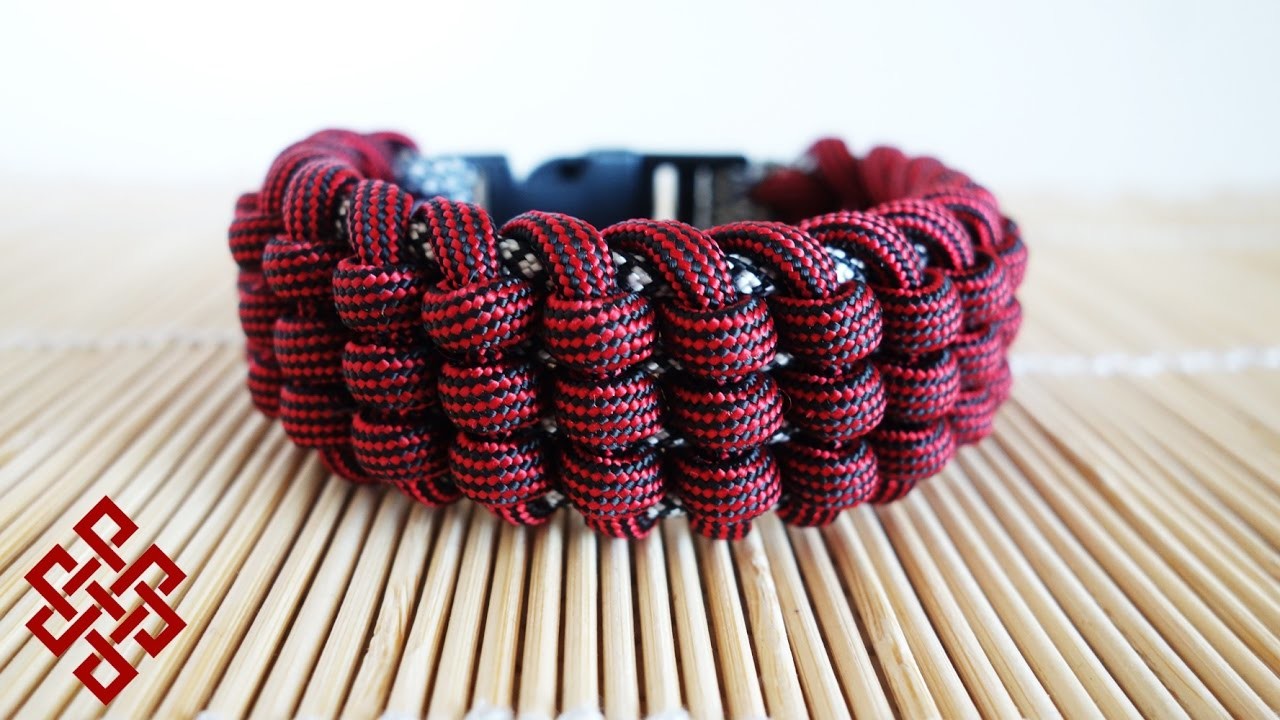 How to Make the Track Knot Paracord Bracelet Tutorial