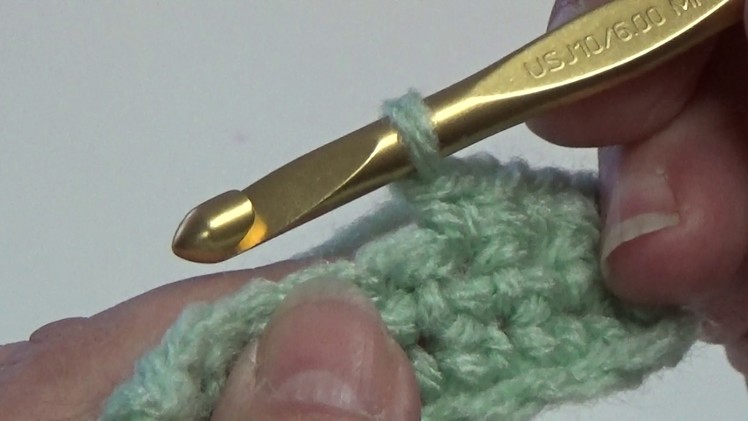 How to Single crochet, increase a single crochet and decrease