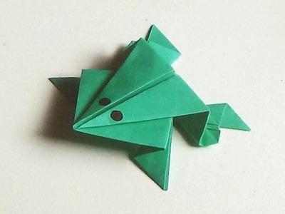 Jumping Frog - How To Make An Origami Jumping Paper Frog |