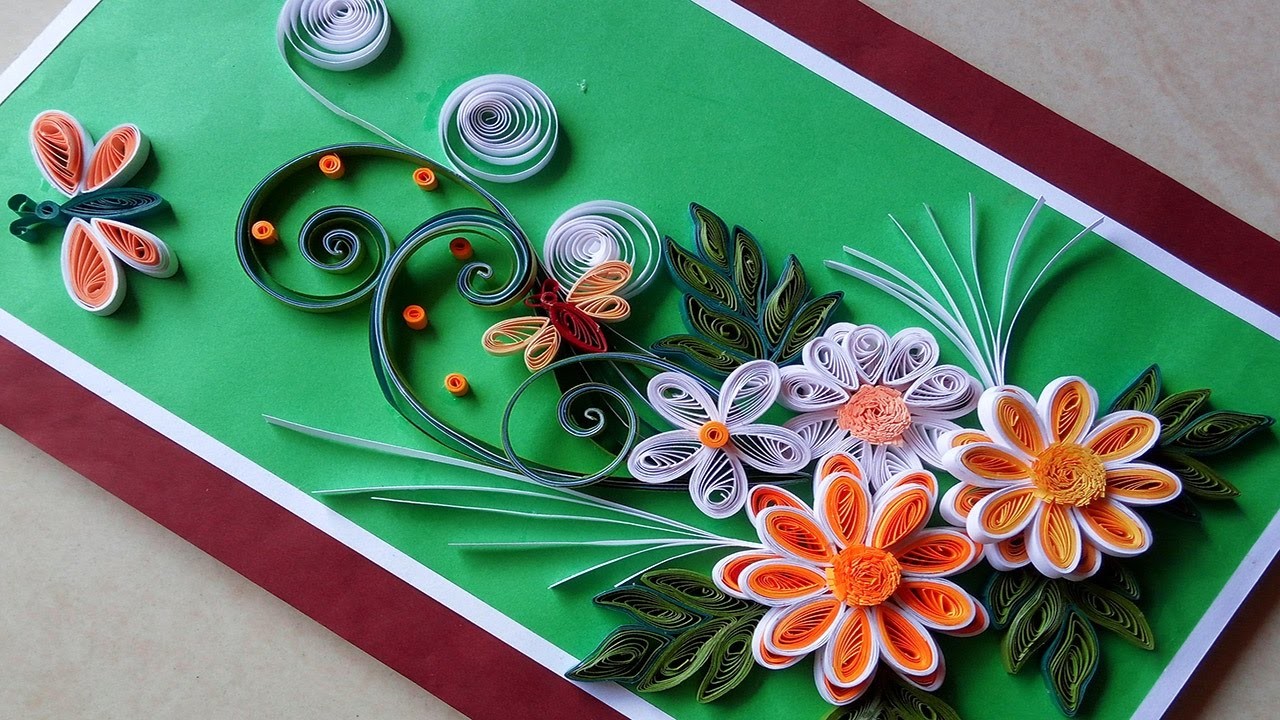 make how quilling card â˜‘ï¸Quilling make paper Greeting to Quilling How Card cards